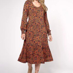 Denim & Co. Canyon Retreat Midi Dress